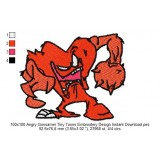 100x100 Angry Gossamer Tiny Toons Embroidery Design Instant Download